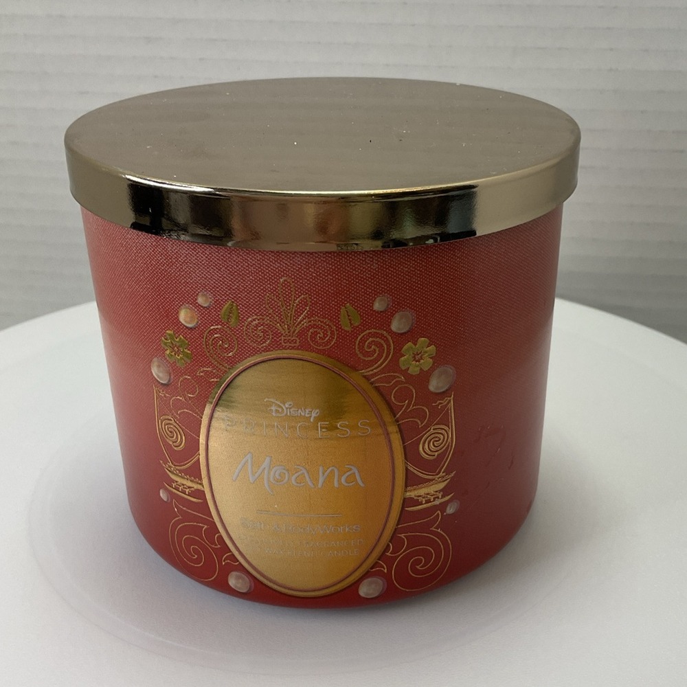 Bath & Body‎ Works Disney Princess MOANA Candle 3-Wick Limited Edition 14.5 oz